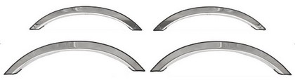 ICI Polished Stainless Half Fender Trim 02-09 Dodge Ram